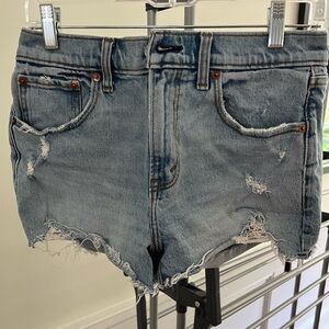 Abercrombie Distressed Denim Women Shorts